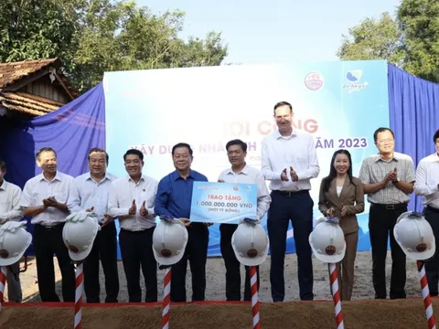 Trưởng Ban Tuyên giáo Trung ương dự Lễ khởi công xây dựng nhà tình nghĩa tại Tây Ninh