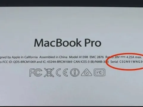 Hướng dẫn chi tiết cách check serial MacBook đơn giản, cực chính xác