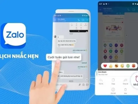 Sử dụng lịch nhắc hẹn trên Zalo cùng bạn bè và người thân