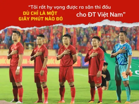 Thủ môn Nguyễn Đình Triệu: 'Đoá hoa nở muộn' khiêm nhường của ĐT Việt Nam