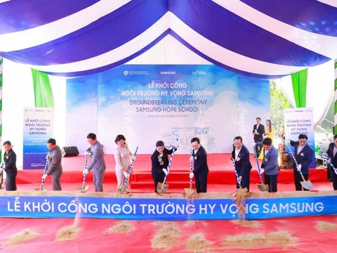 Xây dựng Ngôi trường Hy vọng Samsung cho học sinh Bình Phước