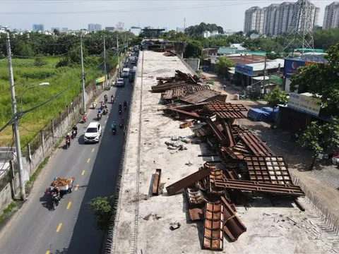 Tháng 9/2024 sẽ hoàn thành cầu Nam Lý, Tp.Thủ Đức