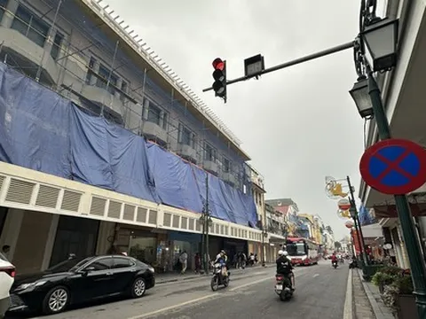 Hà Nội cải tạo mặt tiền phố Tràng Tiền