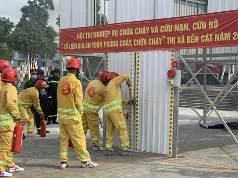 Bình Dương: Hội thi PCCC&CNCH 'Tổ liên gia an toàn PCCC' năm 2024