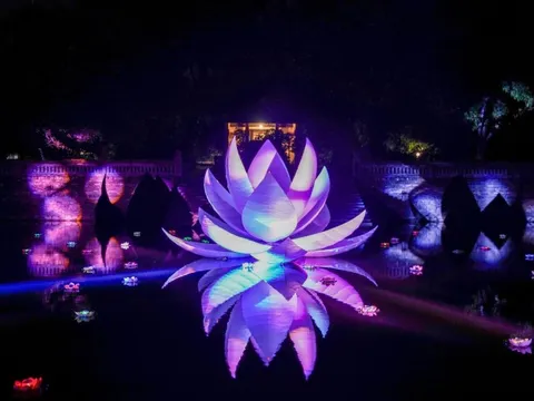 Trình diễn không gian ánh sáng kỳ ảo tại Thái Bình Lâu, Đại Nội Huế