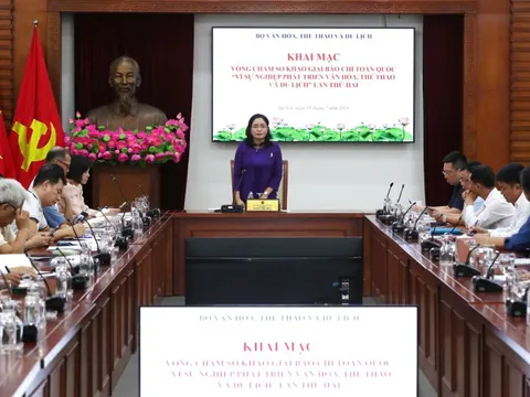 Hơn 890 tác phẩm vào sơ khảo Giải báo chí "Vì sự nghiệp phát triển văn hóa, thể thao và du lịch"