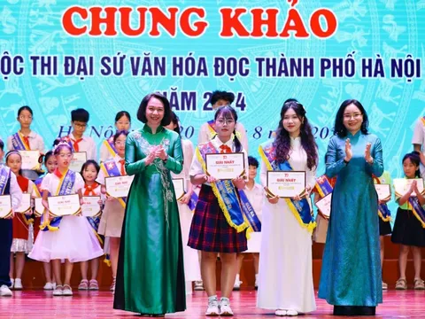 Trao giải cuộc thi Đại sứ Văn hóa đọc thành phố Hà Nội năm 2024