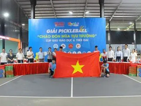 Khai mạc Giải Pickleball Cúp Báo GD&TĐ “Chào đón mùa tựu trường” năm 2025