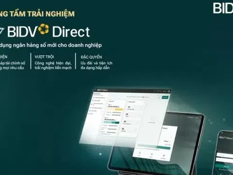 BIDV Direct - ứng dụng số hữu ích dành cho khách hàng tổ chức