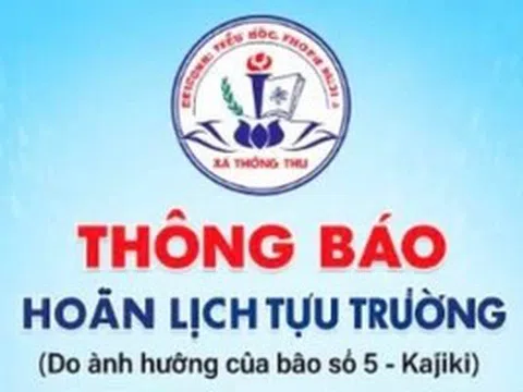 Nhiều trường học tỉnh Nghệ An hoãn lịch tựu trường