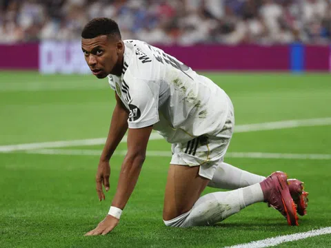 Hình ảnh gây chú ý của Mbappe
