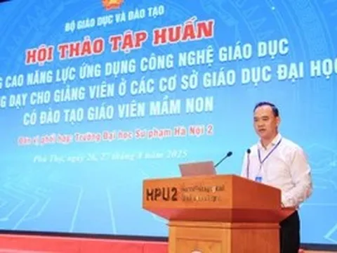 Nâng cao năng lực công nghệ cho giảng viên trường đào tạo giáo viên mầm non