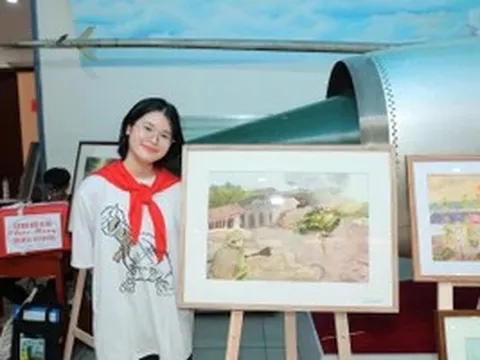 Lịch sử sống động từ tranh vẽ của học trò