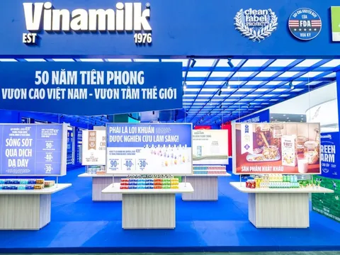 Vinamilk tạo điểm nhấn tại Triển lãm thành tựu đất nước 80 năm