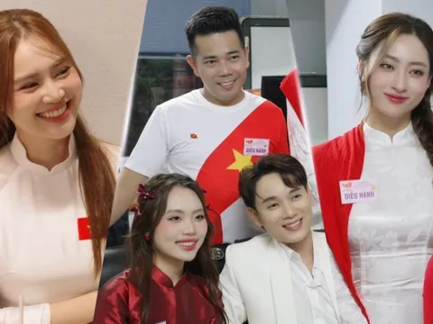 Sao Việt rạng ngời trước giờ diễu binh, diễu hành A80: Lan Ngọc, Phương Mỹ Chi tràn đầy tự hào