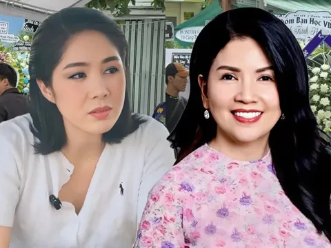 Lê Phương viếng đám tang Ngọc Trinh, nói vỏn vẹn 24 chữ khiến ai cũng xót xa