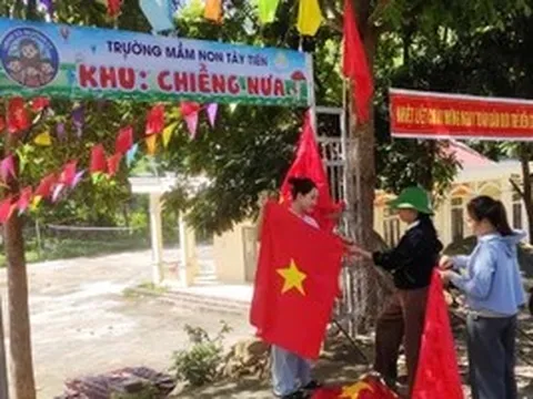 Trường vùng biên Thanh Hóa háo hức chuẩn bị khai giảng năm học mới