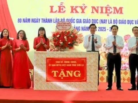 58 trường học vùng lũ Sơn La được tu sửa trước năm học mới