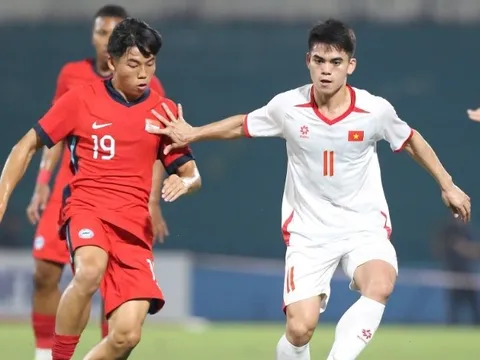 U23 Singapore 0-0 U23 Việt Nam: Lê Viktor dứt điểm trúng cột