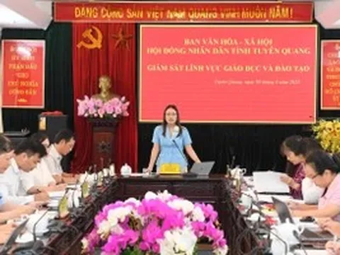 Tuyên Quang giám sát việc thực hiện chính sách, pháp luật về giáo dục