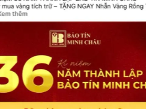 'Mua 3 lượng vàng nhẫn tặng 3 chỉ vàng nhẫn': Một nhà vàng lớn phát cảnh báo khẩn!