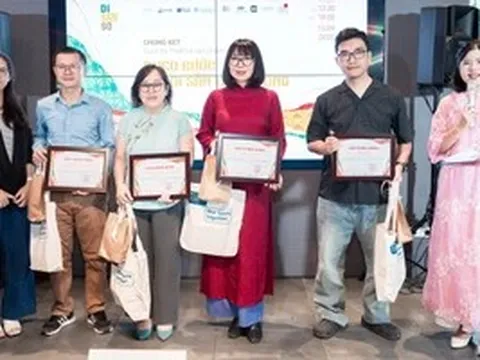 Trao giải Cuộc thi thiết kế sản phẩm văn hoá ‘Theo bước di sản cộng đồng’