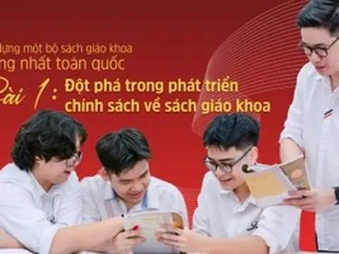 Đột phá trong phát triển chính sách về sách giáo khoa