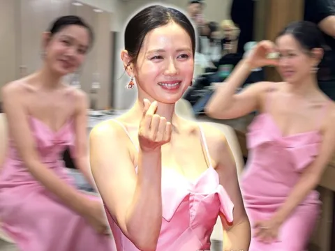 Son Ye Jin tung ảnh hậu trường diện váy trễ nải, netizen xuýt xoa không rời mắt