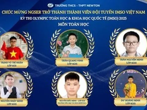 Ấn tượng trường tư thục góp gần 50% thành viên đội tuyển quốc gia IMSO 2025