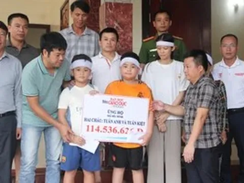 Hơn 164 triệu đồng đến hai cháu bé trong vụ ngạt khí khiến 2 vợ chồng tử vong