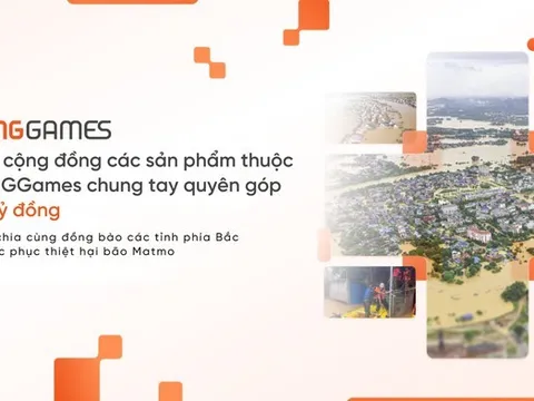 VNGGames ủng hộ 7 tỷ đồng hỗ trợ người dân các tỉnh phía Bắc khắc phục thiệt hại do bão lụt