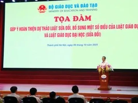 Góp ý hoàn thiện dự thảo Luật Giáo dục và Luật Giáo dục đại học