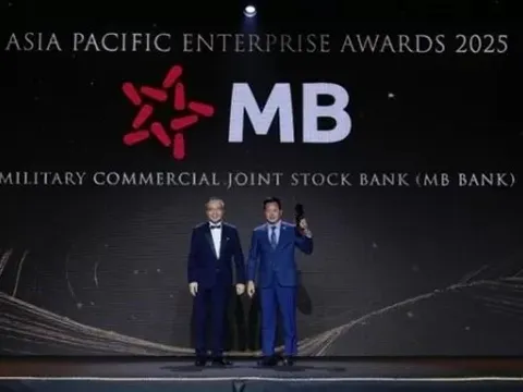 MB lần thứ sáu liên tiếp được vinh danh 'Doanh nghiệp xuất sắc châu Á' năm 2025