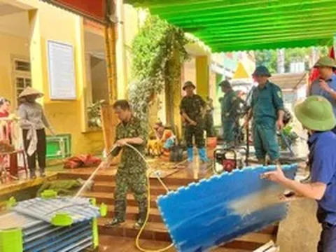 Tiếng trống trường vang lại sau mưa lũ kỷ lục tại Thái Nguyên