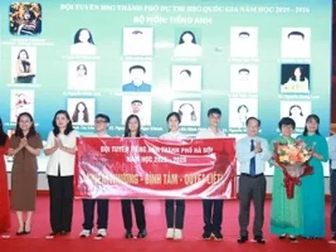 Hà Nội ra mắt 13 đội tuyển dự thi học sinh giỏi quốc gia