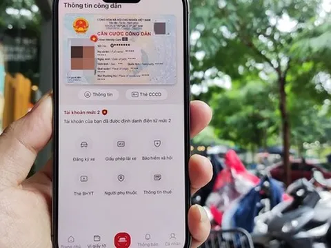 Một ngân hàng phát thông báo liên quan đến dữ liệu của khách hàng trên ứng dụng VNeID