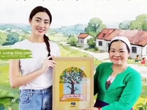 Hoa hậu Lương Thùy Linh tiếp tục đồng hành, tri ân thầy cô nơi biên giới hải đảo
