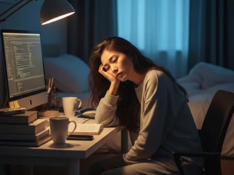 Người trẻ kiệt sức vì hội chứng 'tâm thần công sở' 0