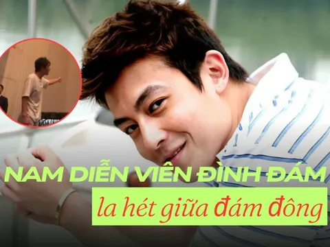 Bắt gặp nam diễn viên đình đám la hét giữa đám đông, có hành động gây dậy sóng