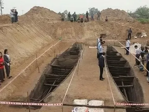 Hé lộ thuyền cổ Bắc Ninh có niên đại vào khoảng 1.600 đến 1.800 năm