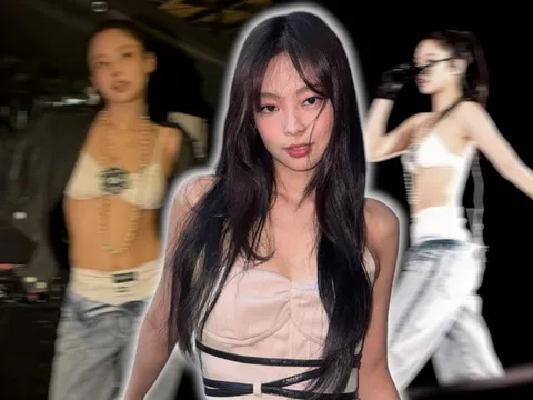 Jennie (BLACKPINK) xả ảnh mặc quần tụt, lộ điểm nóng bỏng khiến fan không rời mắt