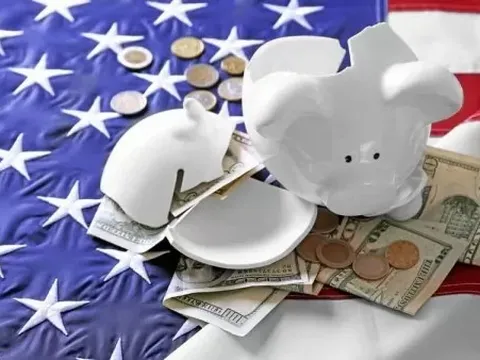 Nợ công quốc gia Mỹ tăng gần 70 USD mỗi giây