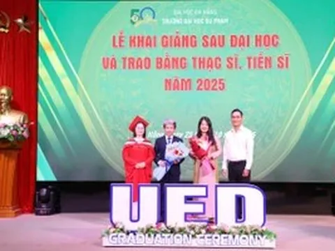 Trường ĐH Sư phạm Đà Nẵng trao bằng tốt nghiệp cho tân tiến sĩ, thạc sĩ năm 2025