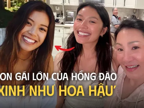 Con gái lớn của Hồng Đào được khen 'xinh như hoa hậu'
