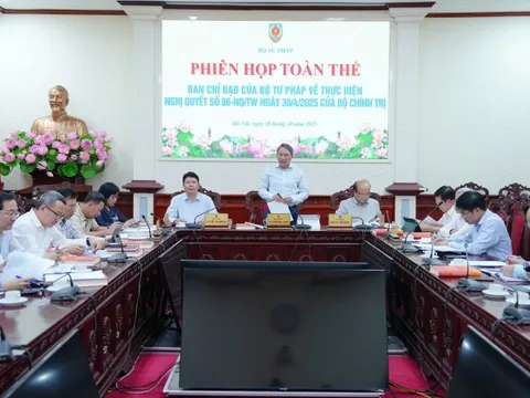 Thúc đẩy đổi mới công tác xây dựng và thi hành pháp luật theo tinh thần Nghị quyết 66-NQ/TW