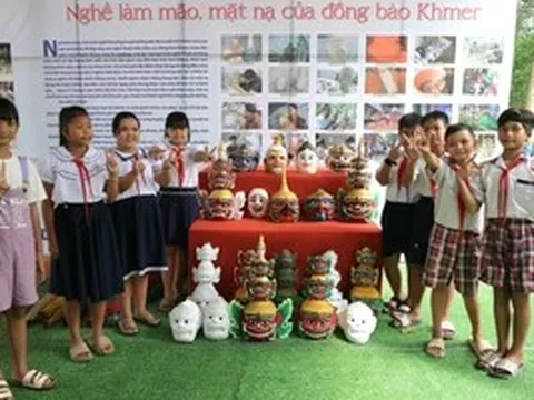 Nghề làm mão, mặt nạ của dân tộc Khmer thành di sản văn hóa phi vật thể quốc gia