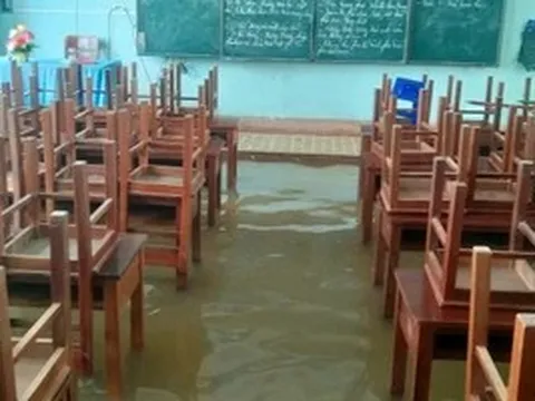 Học sinh 58 xã, phường phía đông Gia Lai nghỉ học tránh bão Kalmaegi