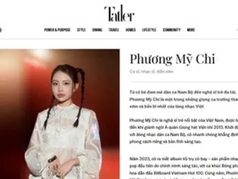 Phương Mỹ Chi lọt top 700 gương mặt kiến tạo và truyền cảm hứng tại châu Á