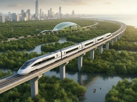 VinSpeed đề xuất dự án đường sắt Bến Thành-Cần Giờ tại TPHCM, vốn đầu tư 85.650 tỷ đồng