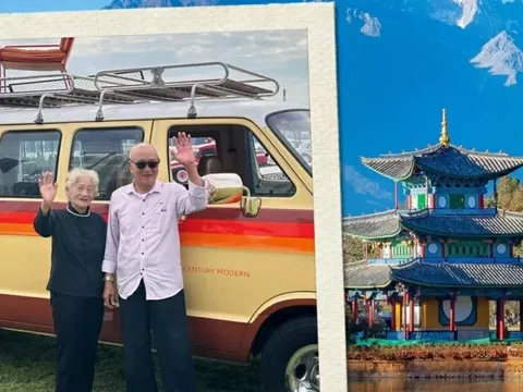 Cụ ông 90 tuổi lái xe van đưa vợ 86 tuổi du lịch khắp nơi suốt 20 năm